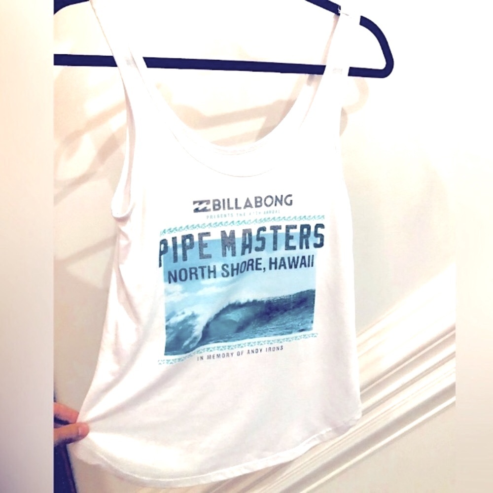 COPY - - Billabong tank top Pipe Masters Hawaii (In memory of Andy Irons) size …